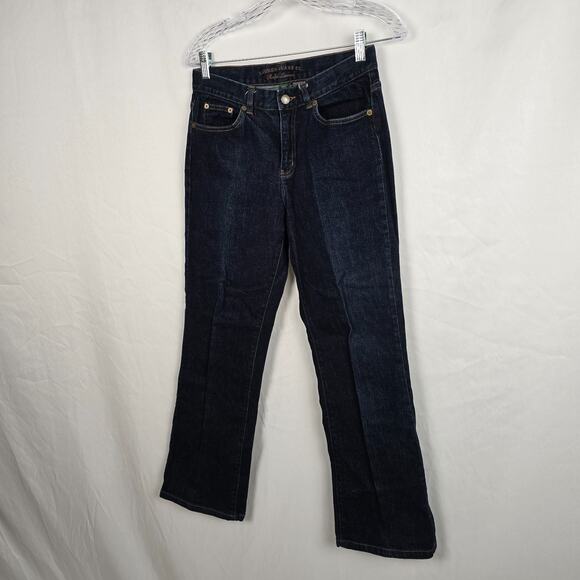 Lauren Ralph Lauren Classic Straight Jeans Women's 4 Blue Dark Wash - Picture 9 of 16